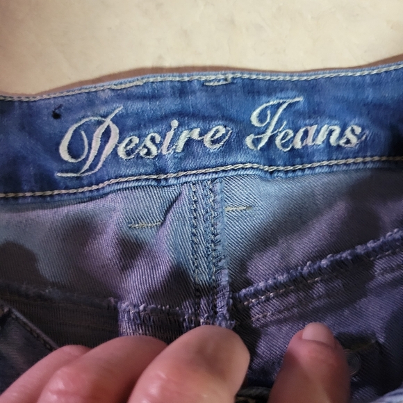 Desire size 7 Women's Light Blue Jeans - Picture 8 of 10
